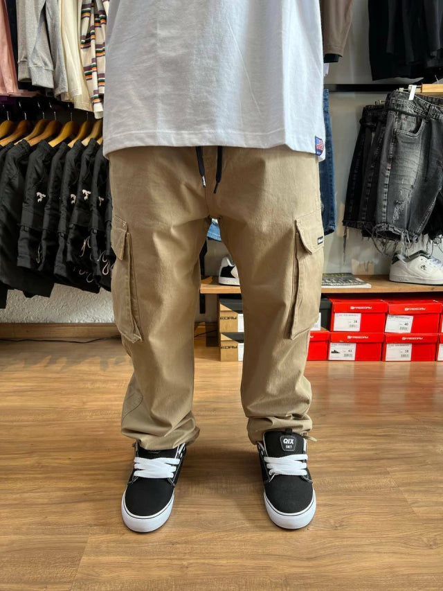 CALÇA ALIVE TAG CARGO MARROM