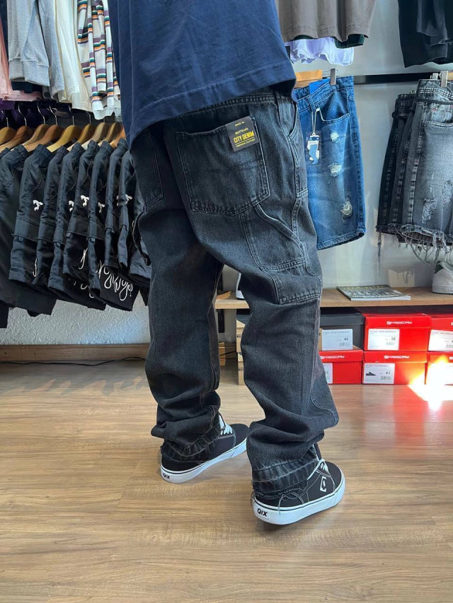 CALÇA OVER CARPENTER CITY DENIN